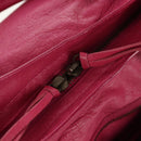 BALENCIAGA City Hand Bag Leather 2way Pink Silver 115748 Auth am9705V-24