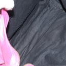 BALENCIAGA City Hand Bag Leather 2way Pink Silver 115748 Auth am9705V-27