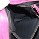 BALENCIAGA City Hand Bag Leather 2way Pink Silver 115748 Auth am9705V-31