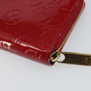 LOUIS VUITTON Vernis Zippy Wallet Wallet Pomme D'amour M91981 LV Auth am9713-15