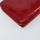 LOUIS VUITTON Vernis Zippy Wallet Wallet Pomme D'amour M91981 LV Auth am9713-16