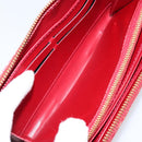 LOUIS VUITTON Vernis Zippy Wallet Wallet Pomme D'amour M91981 LV Auth am9713-10