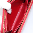 LOUIS VUITTON Vernis Zippy Wallet Wallet Pomme D'amour M91981 LV Auth am9713-20