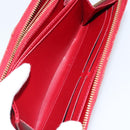 LOUIS VUITTON Vernis Zippy Wallet Wallet Pomme D'amour M91981 LV Auth am9713-21