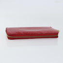 LOUIS VUITTON Vernis Zippy Wallet Wallet Pomme D'amour M91981 LV Auth am9713-5