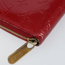 LOUIS VUITTON Vernis Zippy Wallet Wallet Pomme D'amour M91981 LV Auth am9713-14