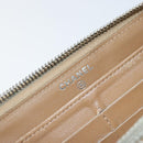 CHANEL Matelasse COCO Mark Long Wallet Patent leather Brown CC Auth am9714-18