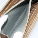 CHANEL Matelasse COCO Mark Long Wallet Patent leather Brown CC Auth am9714-11