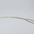 CHANEL COCO Mark Sunglasses metal Silver CC Auth am9715-11