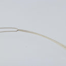 CHANEL COCO Mark Sunglasses metal Silver CC Auth am9715-7