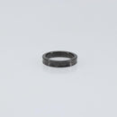 TIFFANY&Co. 1837 Narrow Ring Titanium Ring metal Black Auth am9716-2