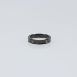 TIFFANY&Co. 1837 Narrow Ring Titanium Ring metal Black Auth am9716 - 0