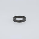 TIFFANY&Co. 1837 Narrow Ring Titanium Ring metal Black Auth am9716-3