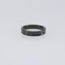 TIFFANY&Co. 1837 Narrow Ring Titanium Ring metal Black Auth am9716-4