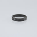 TIFFANY&Co. 1837 Narrow Ring Titanium Ring metal Black Auth am9716-5