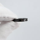 TIFFANY&Co. 1837 Narrow Ring Titanium Ring metal Black Auth am9716-8