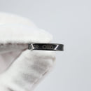 TIFFANY&Co. 1837 Narrow Ring Titanium Ring metal Black Auth am9716-9