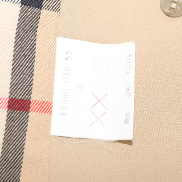 Burberrys Trench Coat Cotton Beige Auth am9717