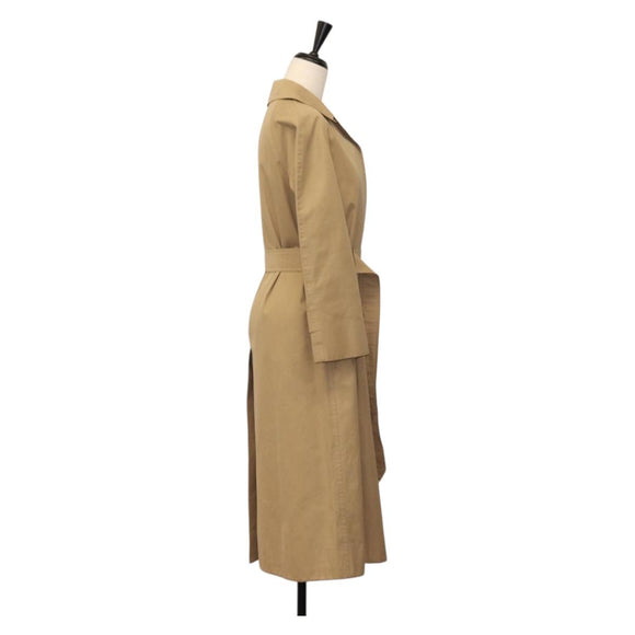 Burberrys Trench Coat Cotton Beige Auth am9717