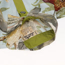 HERMES Long Sleeved T Shirt Silk ""H de LINARES"" Green Auth am9718-5