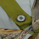 HERMES Long Sleeved T Shirt Silk ""H de LINARES"" Green Auth am9718-6