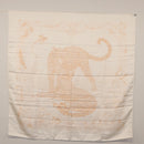 HERMES Carre 90 Scarf Silk ”JUNGLE LOVE” Orange Auth am9719-13