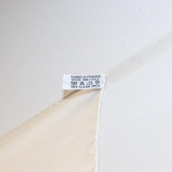 HERMES Carre 90 Scarf Silk ”JUNGLE LOVE” Orange Auth am9719