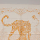 HERMES Carre 90 Scarf Silk ”JUNGLE LOVE” Orange Auth am9719-3