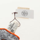 HERMES ETRIERS Triangle Geant Scarf Cashmere Orange Auth am9721M-9