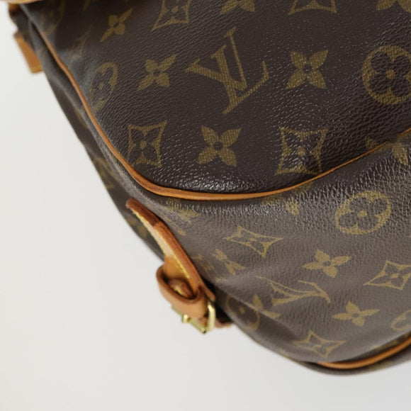 LOUIS VUITTON Monogram Saumur 35 Shoulder Bag M42254 LV Auth am9722