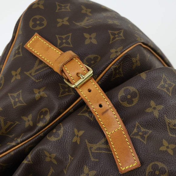 LOUIS VUITTON Monogram Saumur 35 Shoulder Bag M42254 LV Auth am9722