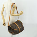 LOUIS VUITTON Monogram Saumur 35 Shoulder Bag M42254 LV Auth am9722-26