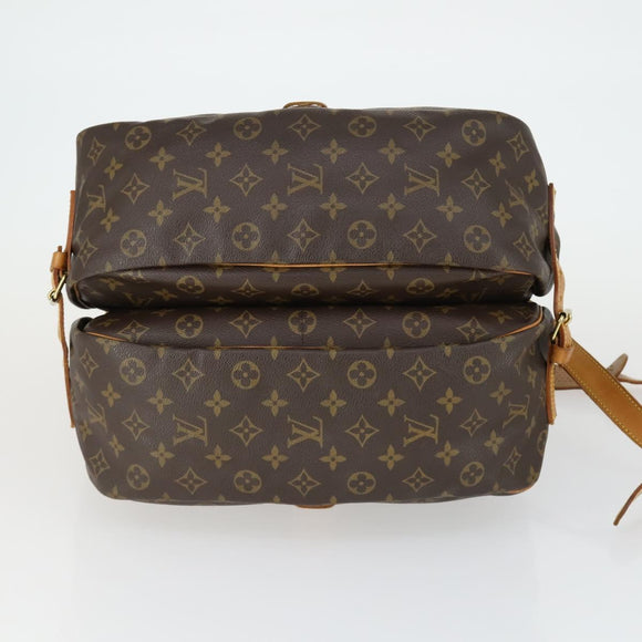 LOUIS VUITTON Monogram Saumur 35 Shoulder Bag M42254 LV Auth am9722