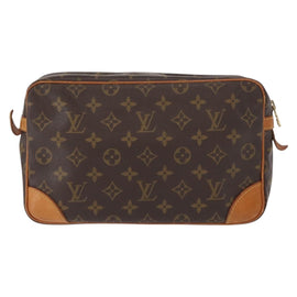 LOUIS VUITTON Monogram Compiegne 28 Clutch Bag M51845 LV Auth am9725 - 0