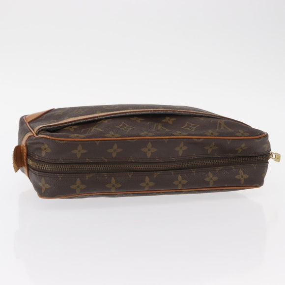 LOUIS VUITTON Monogram Compiegne 28 Clutch Bag M51845 LV Auth am9725