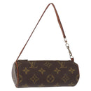 LOUIS VUITTON Monogram Papillon Pouch LV Auth am9726-1