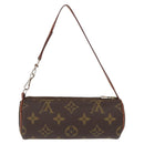LOUIS VUITTON Monogram Papillon Pouch LV Auth am9726-2