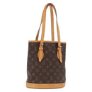 LOUIS VUITTON Monogram Bucket PM Shoulder Bag M42238 LV Auth am9732-1