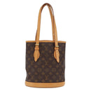 LOUIS VUITTON Monogram Bucket PM Shoulder Bag M42238 LV Auth am9732-13