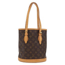 LOUIS VUITTON Monogram Bucket PM Shoulder Bag M42238 LV Auth am9732-2