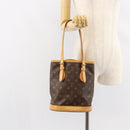 LOUIS VUITTON Monogram Bucket PM Shoulder Bag M42238 LV Auth am9733-23