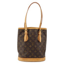 LOUIS VUITTON Monogram Bucket PM Shoulder Bag M42238 LV Auth am9733-2