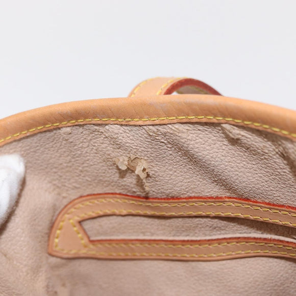 LOUIS VUITTON Monogram Bucket PM Shoulder Bag M42238 LV Auth am9735