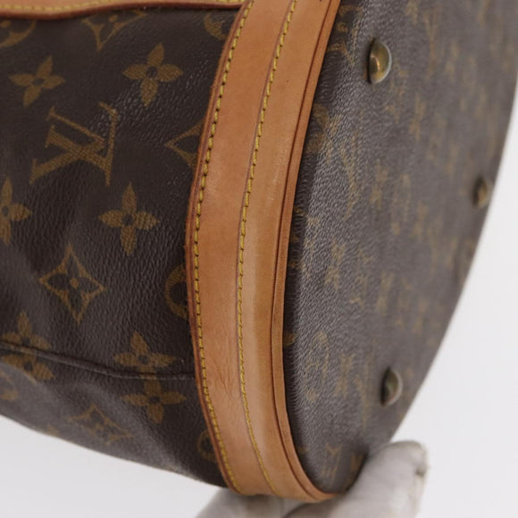 LOUIS VUITTON Monogram Bucket GM Shoulder Bag M42236 LV Auth am9737