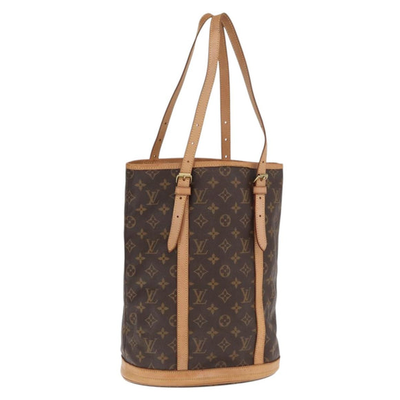 LOUIS VUITTON Monogram Bucket GM Shoulder Bag M42236 LV Auth am9737