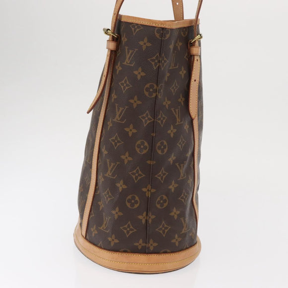 LOUIS VUITTON Monogram Bucket GM Shoulder Bag M42236 LV Auth am9737