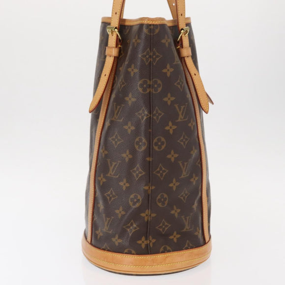 LOUIS VUITTON Monogram Bucket GM Shoulder Bag M42236 LV Auth am9740