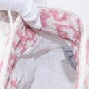 Christian Dior Trotter Canvas Pouch Pile Pink Auth am9744-17