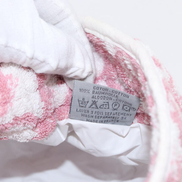 Christian Dior Trotter Canvas Pouch Pile Pink Auth am9744