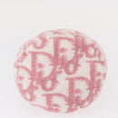 Christian Dior Trotter Canvas Pouch Pile Pink Auth am9744-7